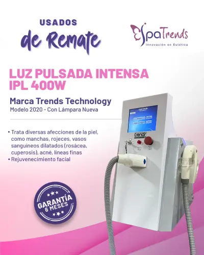 IPL Luz Pulsada Intensa de 400W Trends Technology