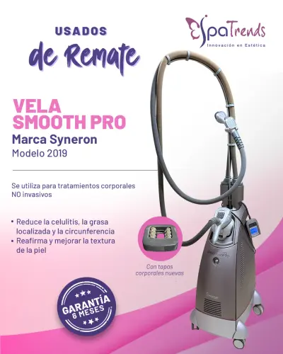 Vela Smoth Pro de Syneron, modelo 2019, impecable